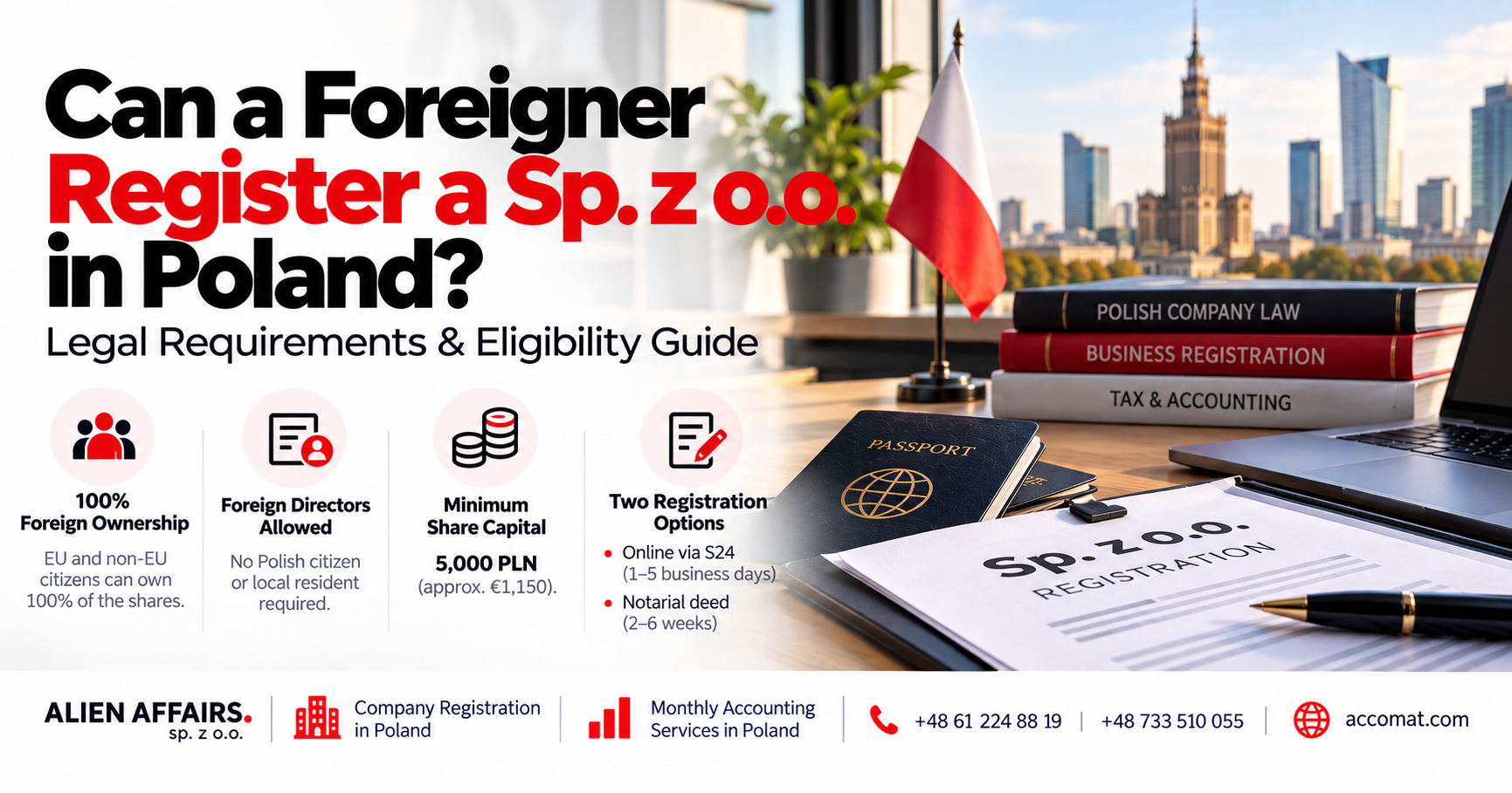 Can a Foreigner Register a Sp. z o.o. in Poland? Legal Requirements & Eligibility Guide